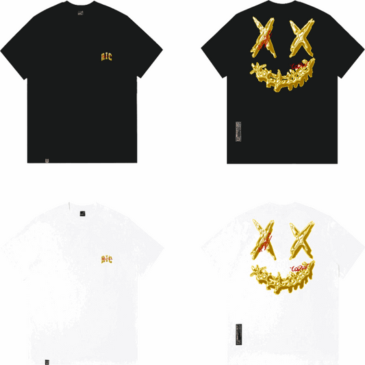 RIC 烫金撕裂笑脸2024 Rickyisclown Hot-stamping Joker Smiley TOP 2024