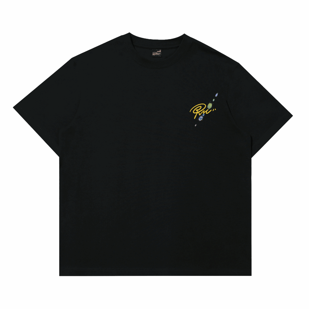 RIC Art Limited "Dream Lotus" Print Smiley Tee 艺术限定“梦中莲”印花笑脸短袖