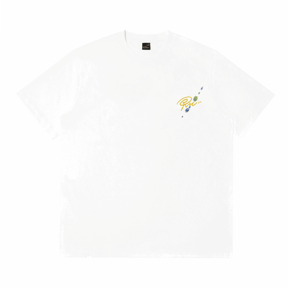RIC Art Limited "Dream Lotus" Print Smiley Tee 艺术限定“梦中莲”印花笑脸短袖