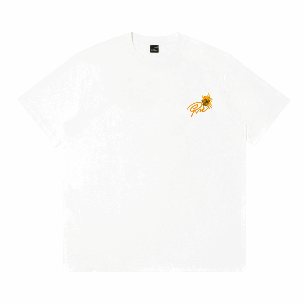 RIC Art Limited "Sunflower" Print Smiley Tee艺术限定“向日葵”印花笑脸短袖