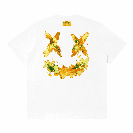 RIC Art Limited "Sunflower" Print Smiley Tee艺术限定“向日葵”印花笑脸短袖