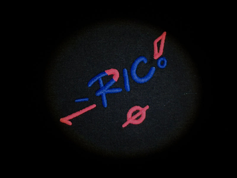 RIC Art Limited "Golden Wheat" Print Smiley Tee  “赛博印记”贴片笑脸短袖