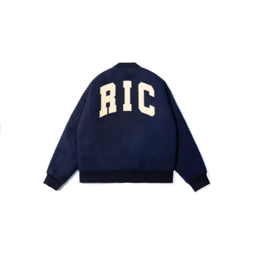 RickyisClown Vintage Flocked Varsity Jacket