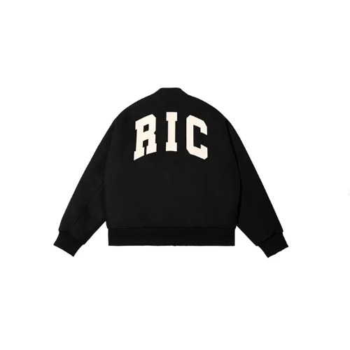 RickyisClown Vintage Flocked Varsity Jacket