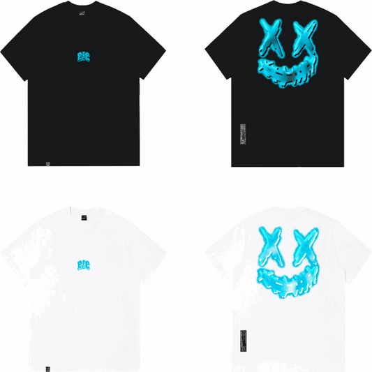 Rickyisclown Crystal Era Joker Smiley Tee 2024RIC水晶時代撕裂笑臉T恤2024