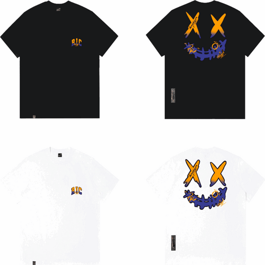 Rickyisclown Gradient Shade Joker Smiley T-shirt 2024 RIC 漸變之色撕裂笑臉短袖上衣2024