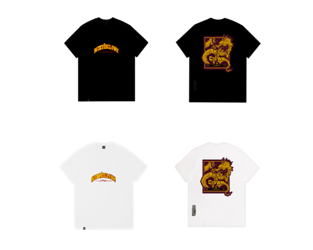 Rickyisclown Chinese Dragon Label Limited Tee RIC龍標限定T恤
