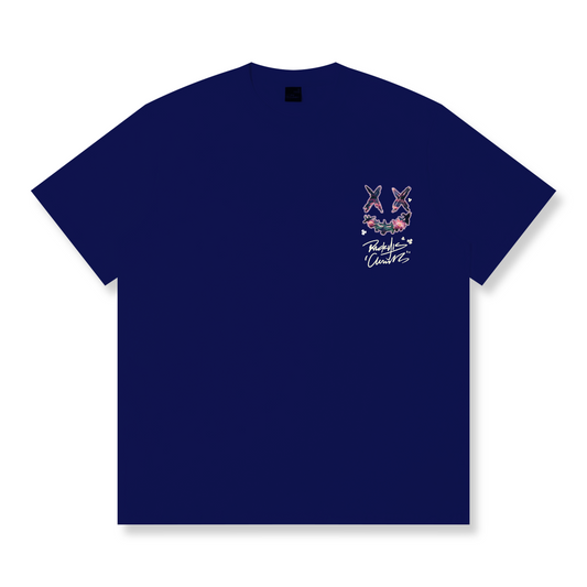 RickyisClown"LOTUS ASCEND" Ripped Smiley Tee  RIC莲之巅 撕裂笑脸短袖