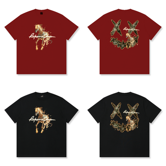 RickyisClown"JUDGMENT KNIGHT" Ripped Smiley Tee  RIC审批骑士 撕裂笑脸短袖