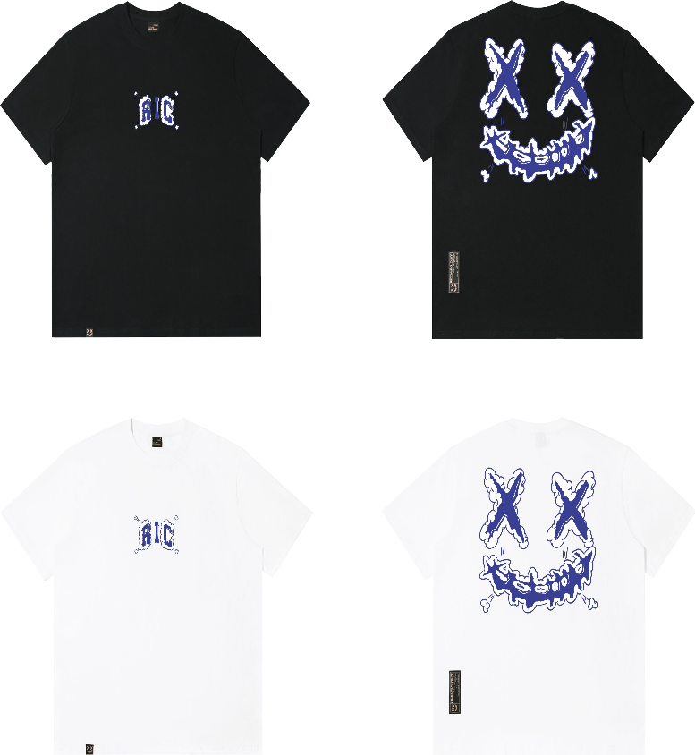 Rickyisclown Cloud Paradise Joker Smiley Tee 2024  RIC白雲樂園撕裂笑臉T恤2024