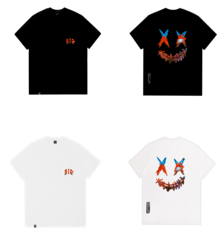 Rickyisclown Desert Eye Joker Smiley Tee 2024RIC沙漠之眼撕裂笑臉短袖T恤2024