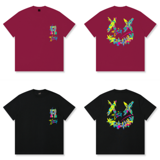 RickyisClown Street Artist Torn Smile Tee – Indie Illustrator Edition RIC街头艺术家撕裂笑脸短袖（独立插画师系列）